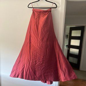 Chanel  silk  maxi skirt.